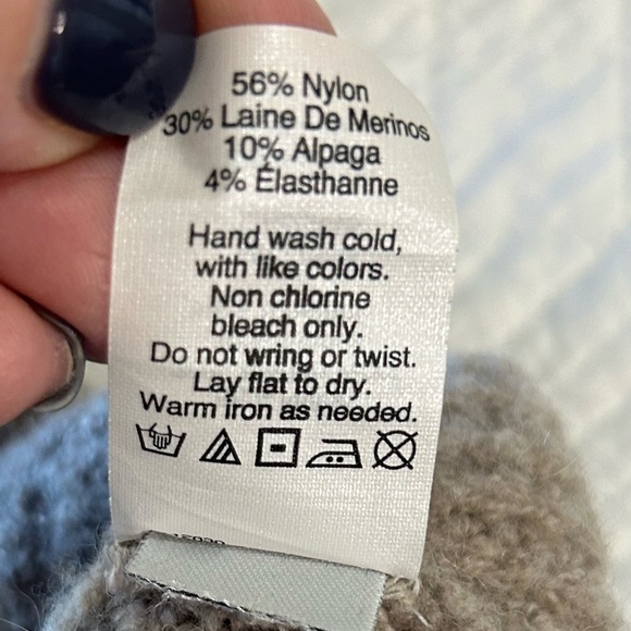 Madewell Merino Wool/Alpaca Blend Turtleneck Sweater. Size Large - Picture 6 of 6